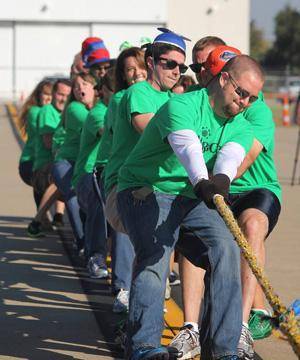 Team ResCare Plane Pull Team