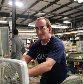 Mr. Brem has been manufacturing parts at Alkon Corporation for almost eight years as a contract employee. He hopes through his new found independence he will be available to be hired on as a full-time employee.