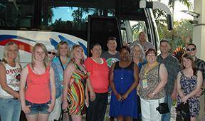 State winners enjoyed a tour of downtown Miami and the lively South Beach area.
